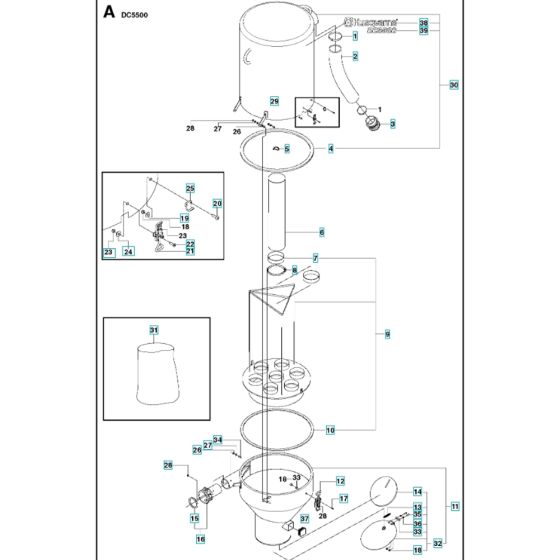 Housing Assembly for DC5500