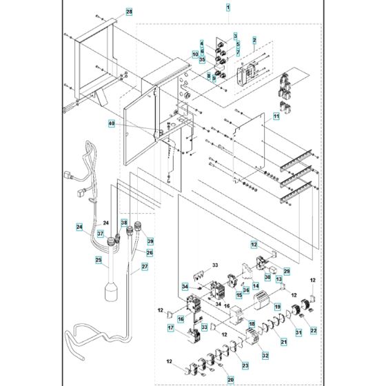 Electric Box for Husqvarna DC6000