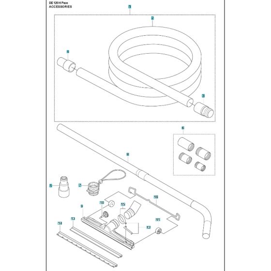 Husqvarna DE120H-PACE Accessories