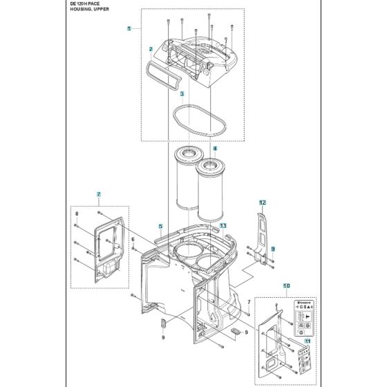 Housing Assembly for DE120H-PACE