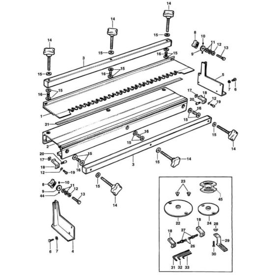 Main Assembly for DeWalt Jigsaw
