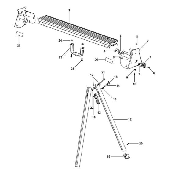 Main Assembly for DeWalt DE7035