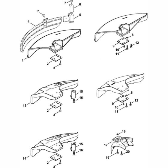 Deflector Assembly for Stihl FR106