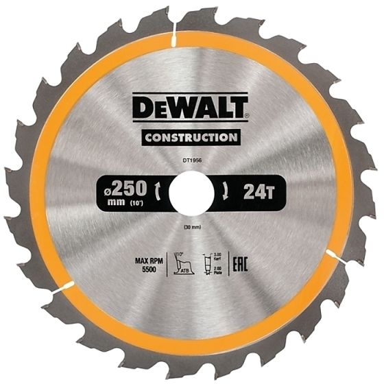 Construction Circular Saw Blades 250mm