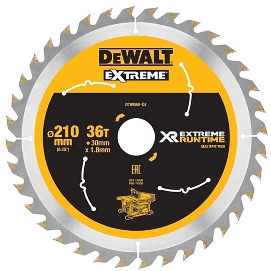 FlexVolt XR Table Saw Blades 210mm