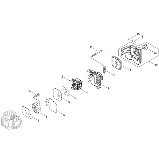 Air Cleaner & Carburettor