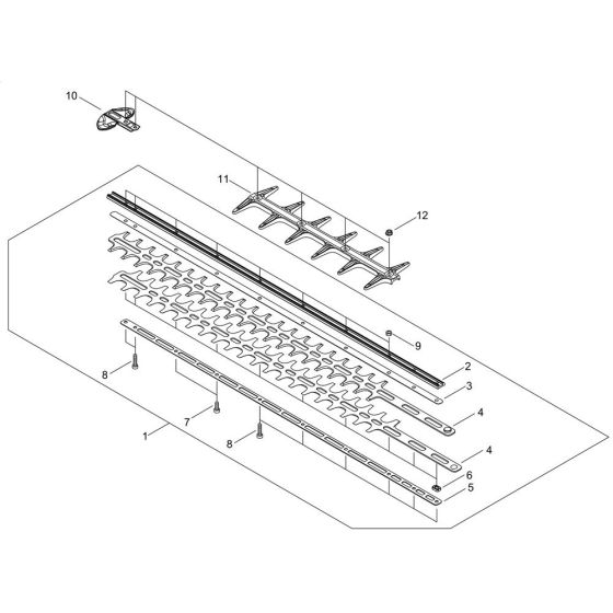 Cutting Blade for ECHO DHC-200 Hedgetrimmer