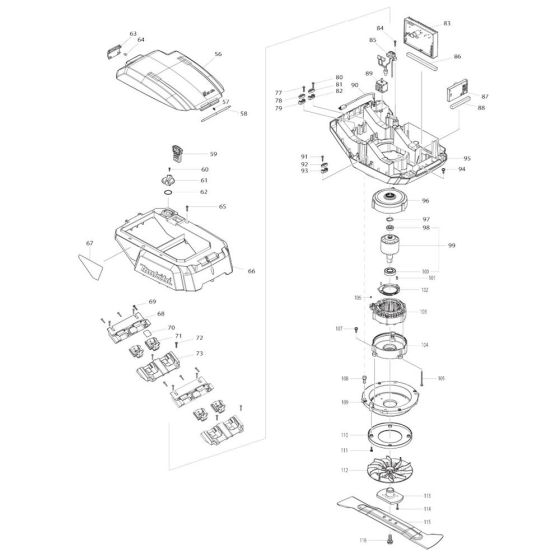 Battery, Motor Assembly