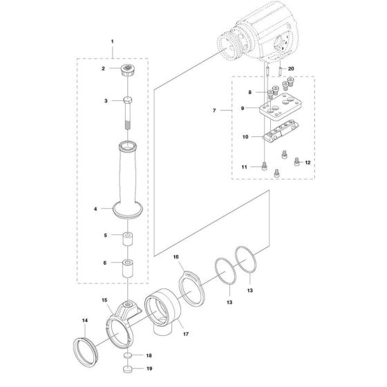 Front Handle for Husqvarna DM 220