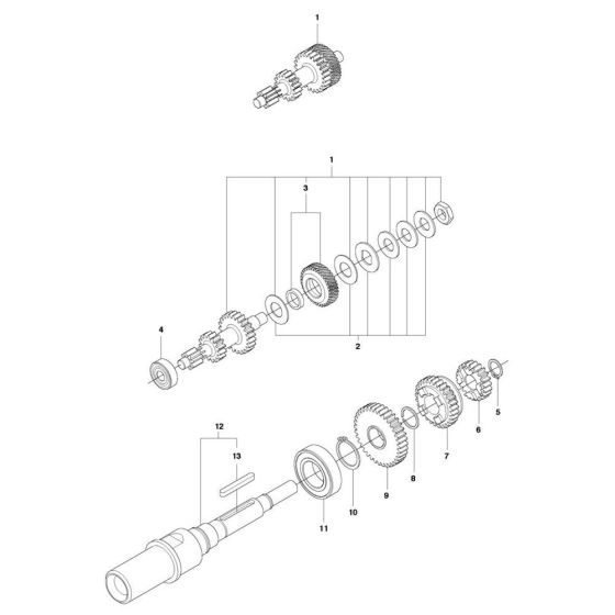 Gearbox Assembly for DM 230