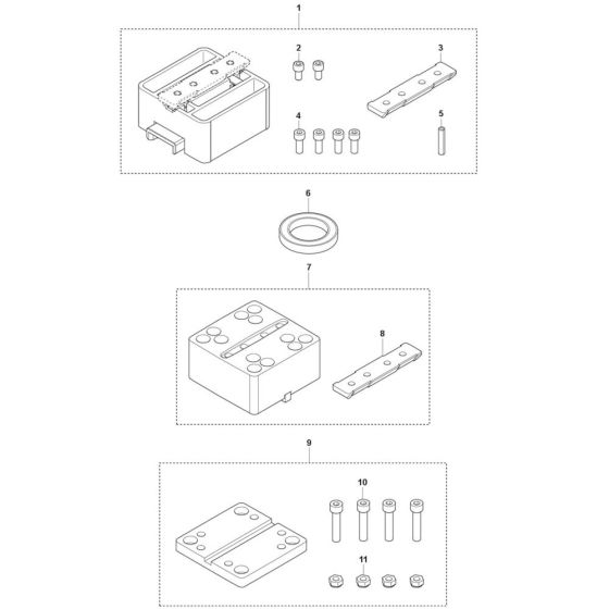 Husqvarna DM 400 Accessories