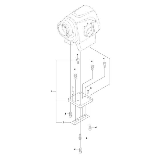 Motor Bracket for Husqvarna DM 430