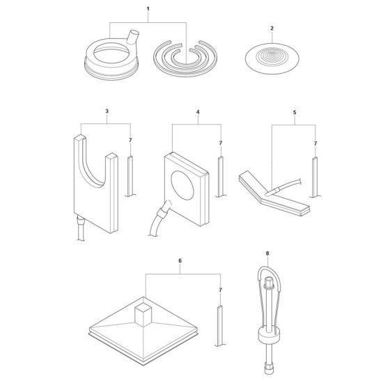 Husqvarna DM 650 Accessories