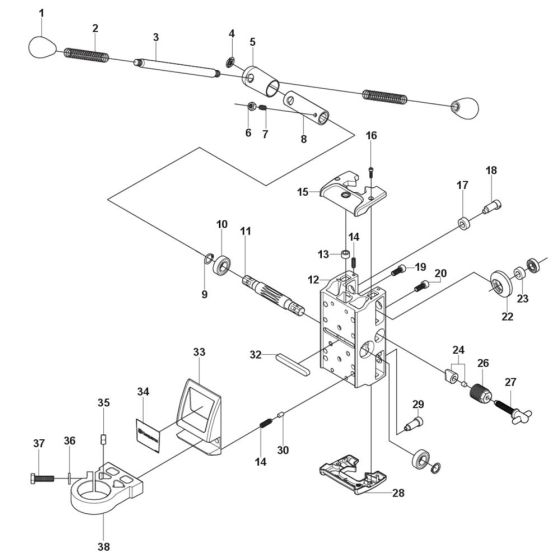 Shredder Case Assembly