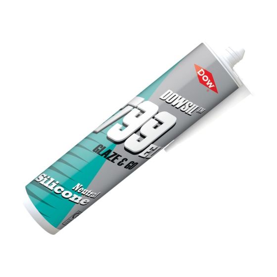 799 Glaze & Go Silicone Sealant  Clear & White 310ml