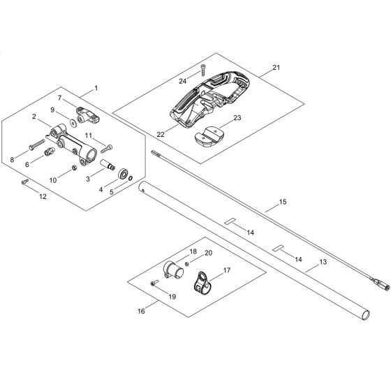 Pipe Handle for ECHO DPAS-2600