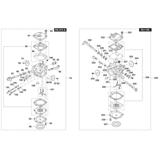 Carburettor Assembly for Makita