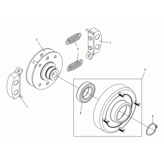 Clutch Assembly for Wacker DPS1850H