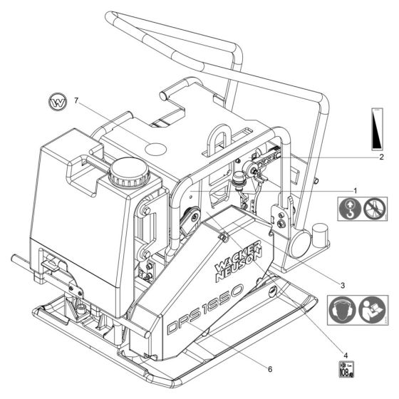Decals for Wacker DPS1850H