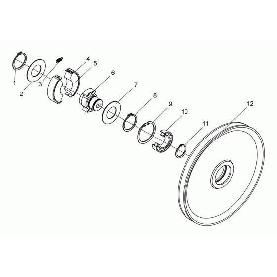 Clutch Assembly for DPS2040