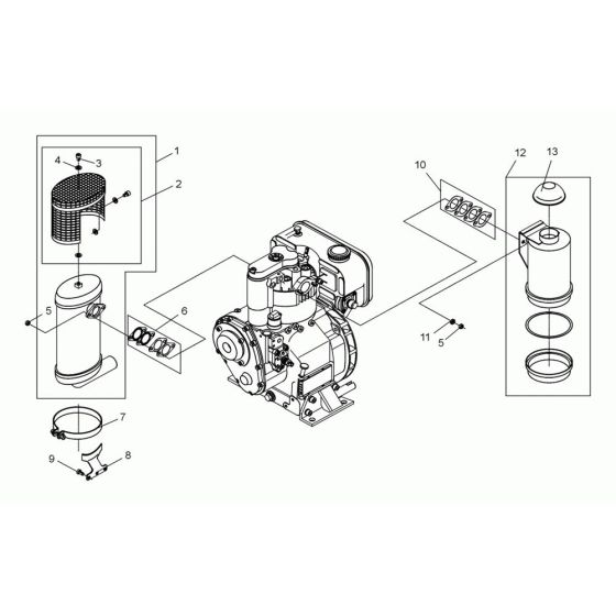 Muffler Assembly for DPS3050