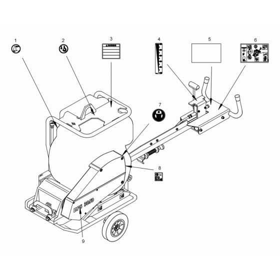 Decals for Wacker DPS3050