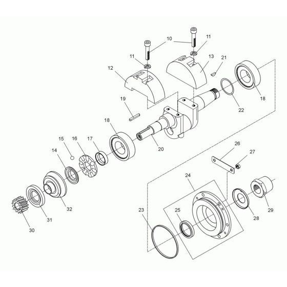 Crankshaft Assembly for DPS3060