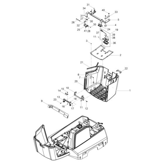 Rear Bonnet Assembly