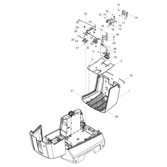 Front Bonnet for Wacker DPU130