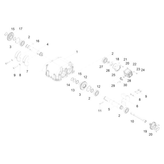 Exciter Assembly for Wacker DPU130
