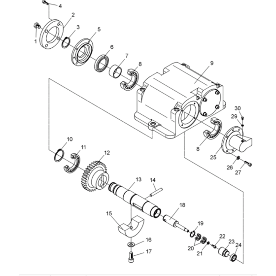 Exciter Assembly for Wacker DPU2440H-5000010624 Rev.102 Plate Compactor