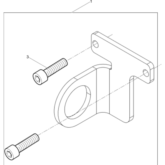 Towing eye Assembly for Wacker DPU2560H-TS-5000205380 Rev.108 Plate Compactor