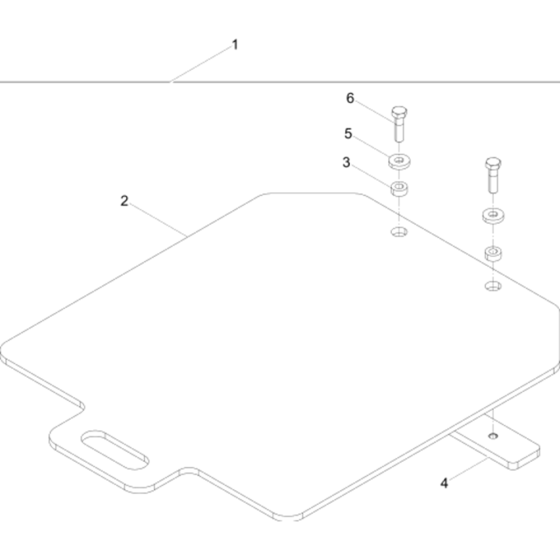 Urethane Pad Assembly for Wacker DPU2560H-TS-5000200573 Rev.108 Plate Compactor