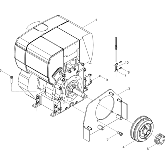 Engine complete Assembly for Wacker DPU3060H-TS-5000220295 Rev.108 Plate Compactor