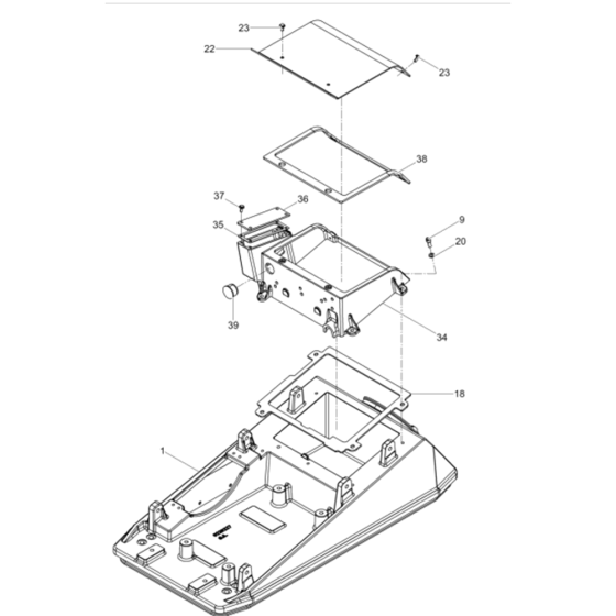 Upper Mass-2 Assembly for Wacker DPU4045H-5000610044 (Diesel-Crankstarter) Rev.107 Reversible Plate Compactor