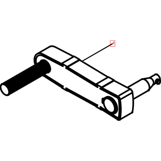 Starting Crank Assembly for Wacker DPU4545H-5000610348 (Diesel-Crankstarter) Rev.100 Reversible Plate Compactor