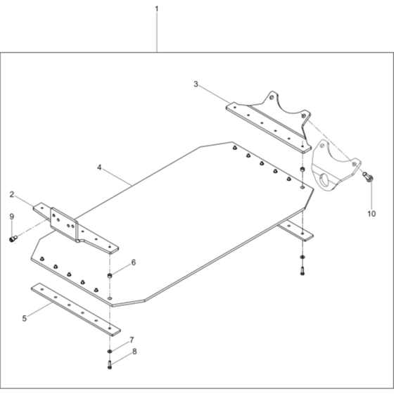 Protective box Assembly for Wacker DPU5045H-5000102724 Rev.107 Plate Compactor