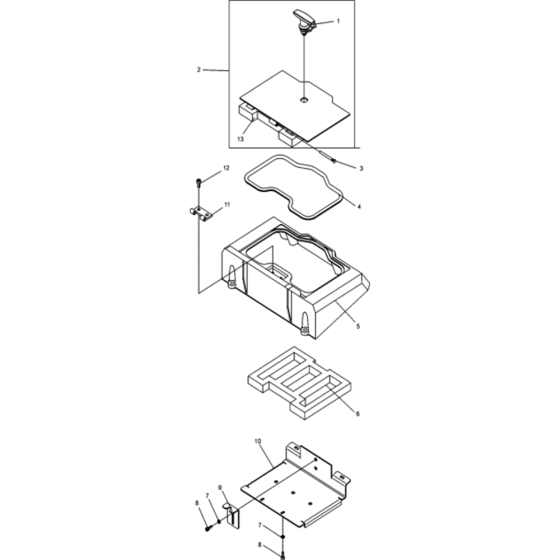 Crank Protection Assembly for Wacker DPU5045H-5000127930 Rev.105 Plate Compactor