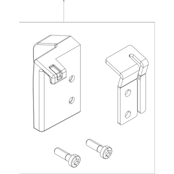 Kit-retrofit belt guide Assembly for Wacker DPU6555H-5100005821 Rev.101 Plate Compactor