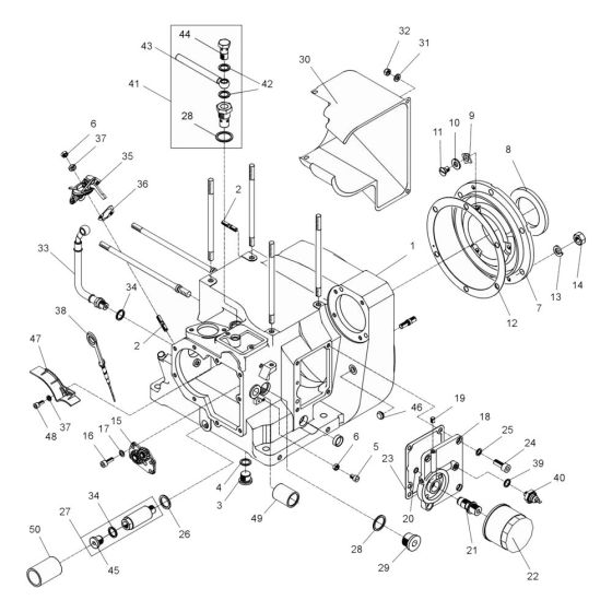 Crankcase Assembly for DPU7060