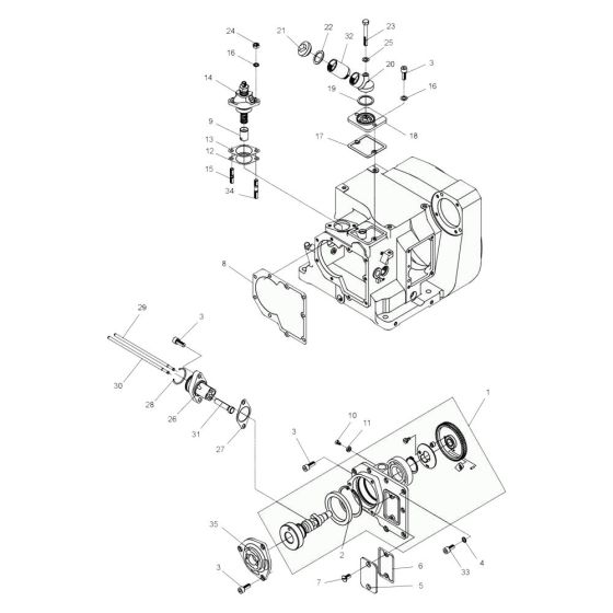 Camshaft Assembly for DPU7060