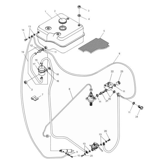 Fuel Tank Assembly for DPU7060