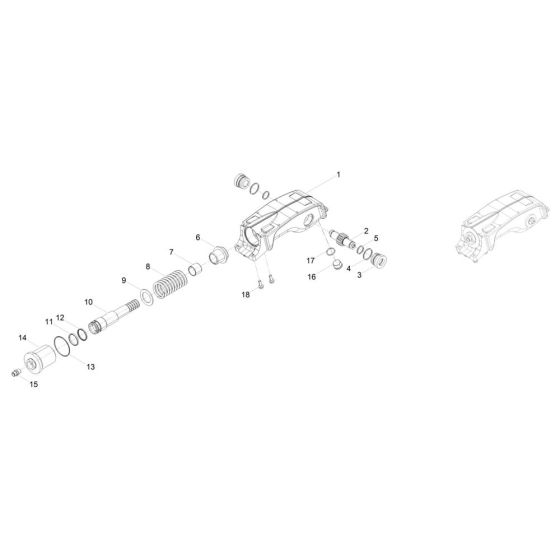 Center Pole Head Assembly