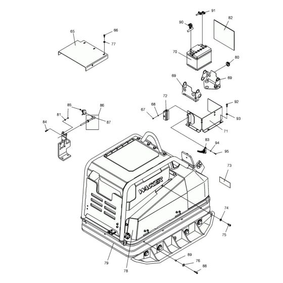 Battery Assembly for DPU9070
