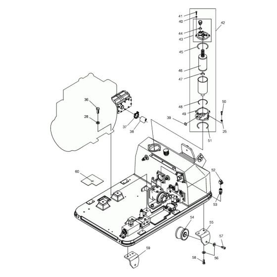 Air Filter for Wacker DPU9070