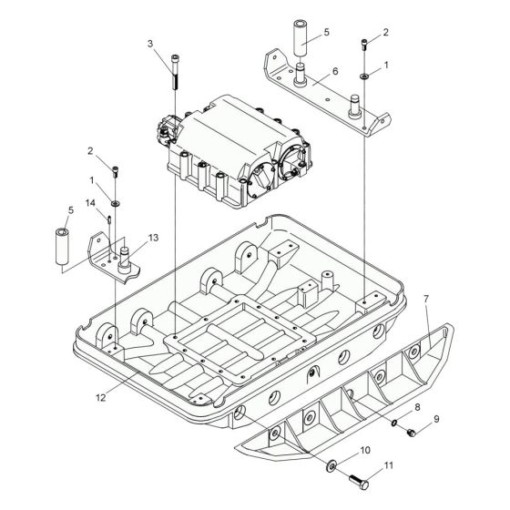 Baseplate Assembly for DPU9070