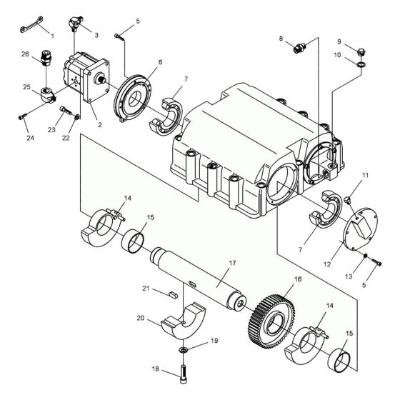 Exciter Assembly for Wacker DPU9070