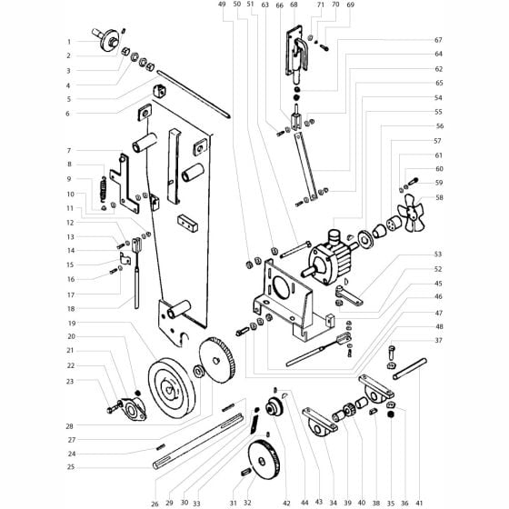 Drive Assembly for Altrad Belle Ranger Floor Saw