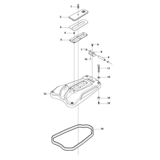 Base Plate for Husqvarna DS 150
