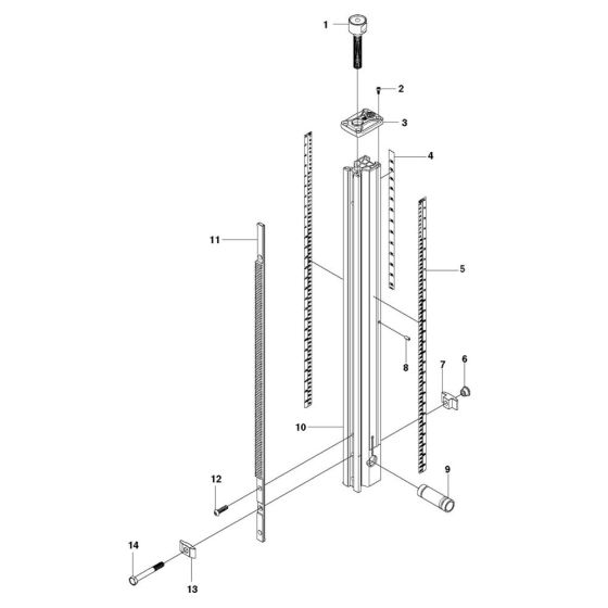 Column Assembly for DS 150